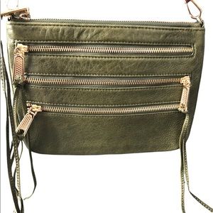 Rebecca Minkoff Crossbody Bag in fern green with super soft leather